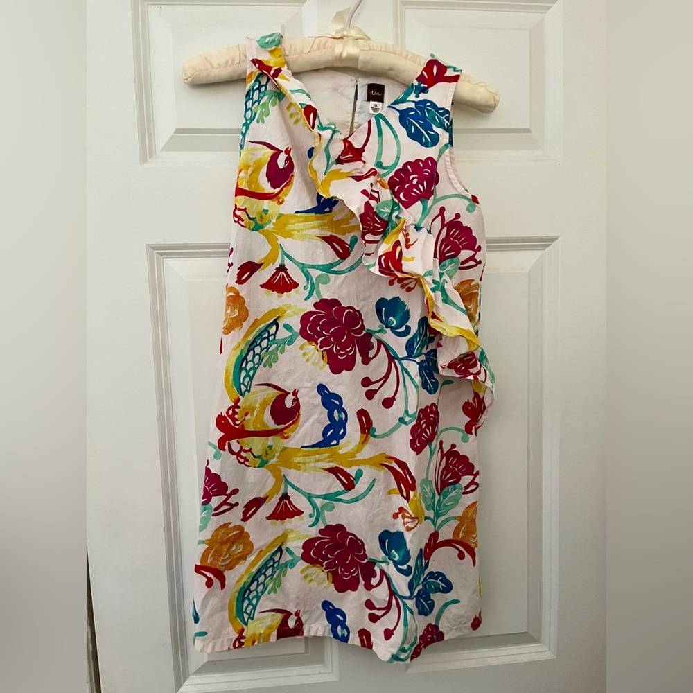 Tea collection NWT Colorful Floral Sleeveless Dress